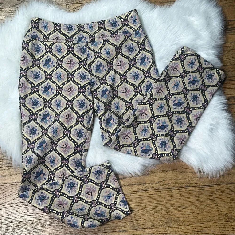 Soft Surroundings Multicolor Floral Pants
